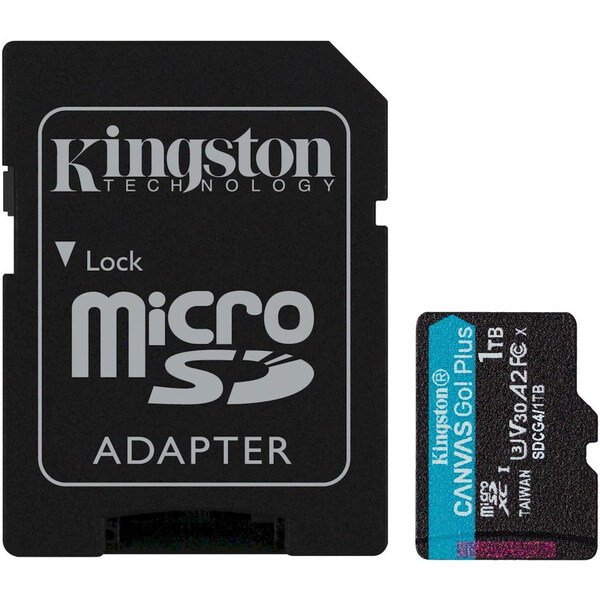 Kingston MicroSDXC 1TB Canvas Go Plus A2 SDCG4/1TB