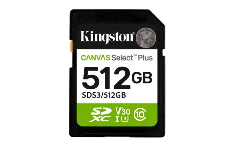 Kingston SD 512GB Canvas Select Plus SDS3/512GB