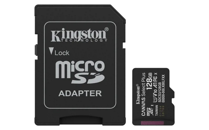 Kingston MicroSDXC 128GB Canvas Select Plus SDCS3/128GB