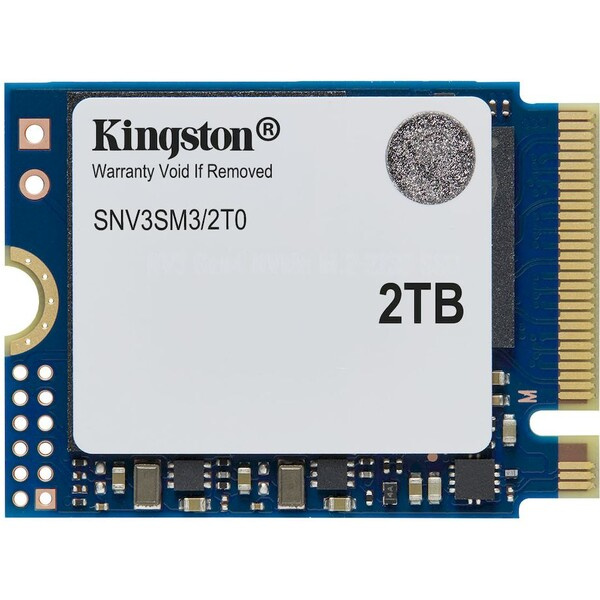 Kingston SSD NV3 2TB NVMe PCIe M.2 2230 (6000/5000MB/s) (SNV3SM3/2T0)