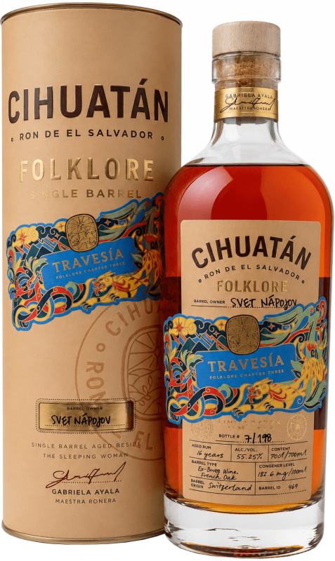 Cihuatan Folklore Travesía 16 letý - Svět nápojů 55,25% 0,7l