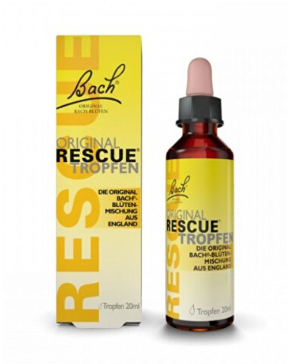 Bach RESCUE Remedy kapky s obsahem alkoholu, 20ml