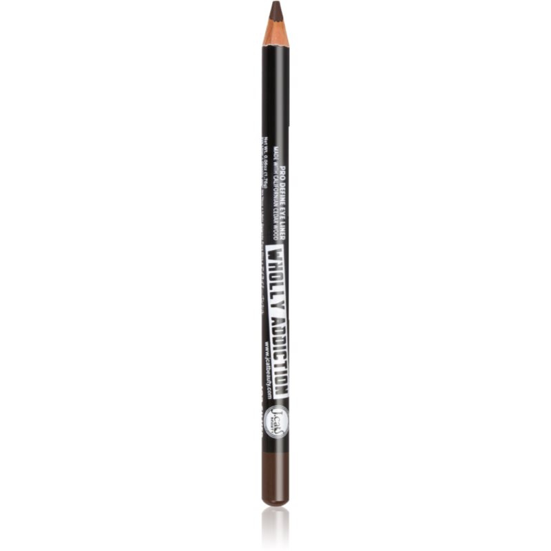 J.Cat Beauty Wholly Addiction dlouhotrvající oční linky odstín 105 Dark Brown 1.76 g