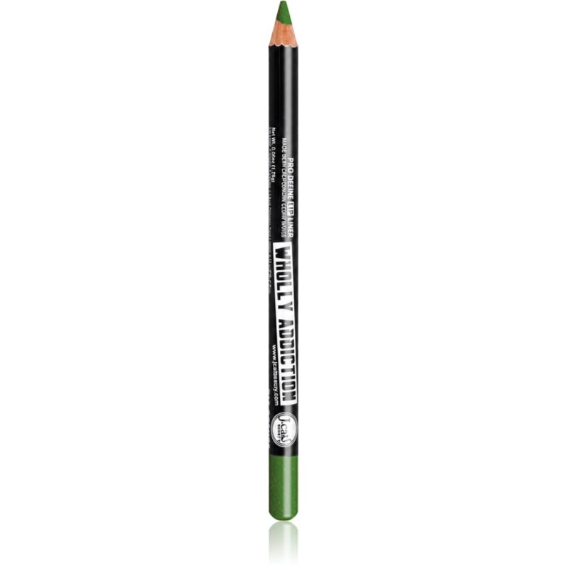 J.Cat Beauty Wholly Addiction dlouhotrvající oční linky odstín 123 Shimmer Green 1.76 g