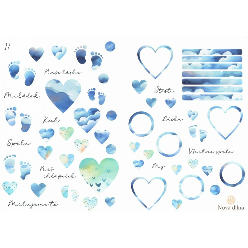 Samolepky A4 - Náš chlapeček