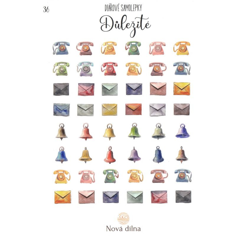 Samolepky A5 - Důležité