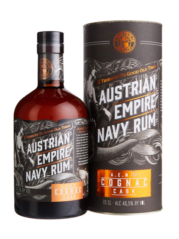 Austrian Empire Navy Rum Cognac Cask 46,5% 0,7l (tuba)