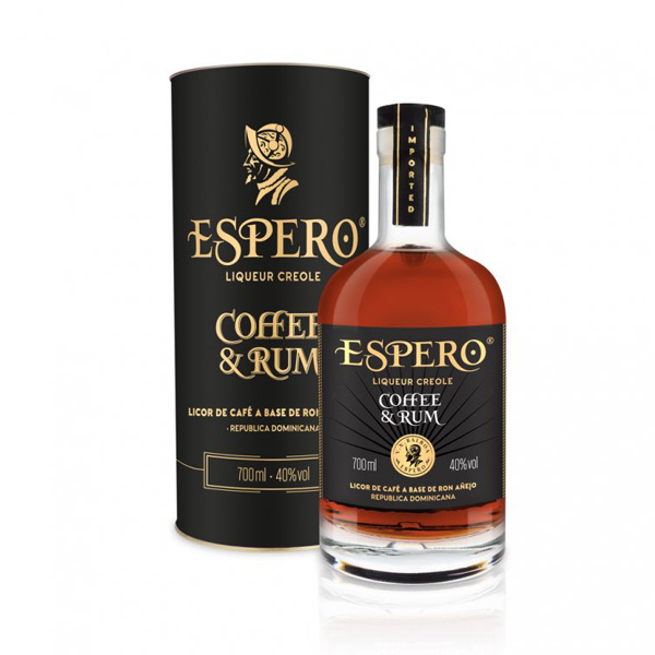 Espero Coffee & Rum 40% 0,7l (dárková tuba)