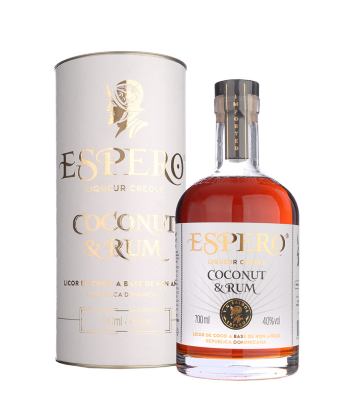 Espero Coconut & Rum 40% 0,7l (tuba)