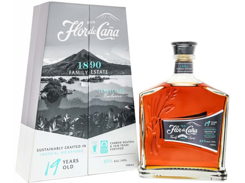 Flor de Caňa 19yo 45 % 0,7 l