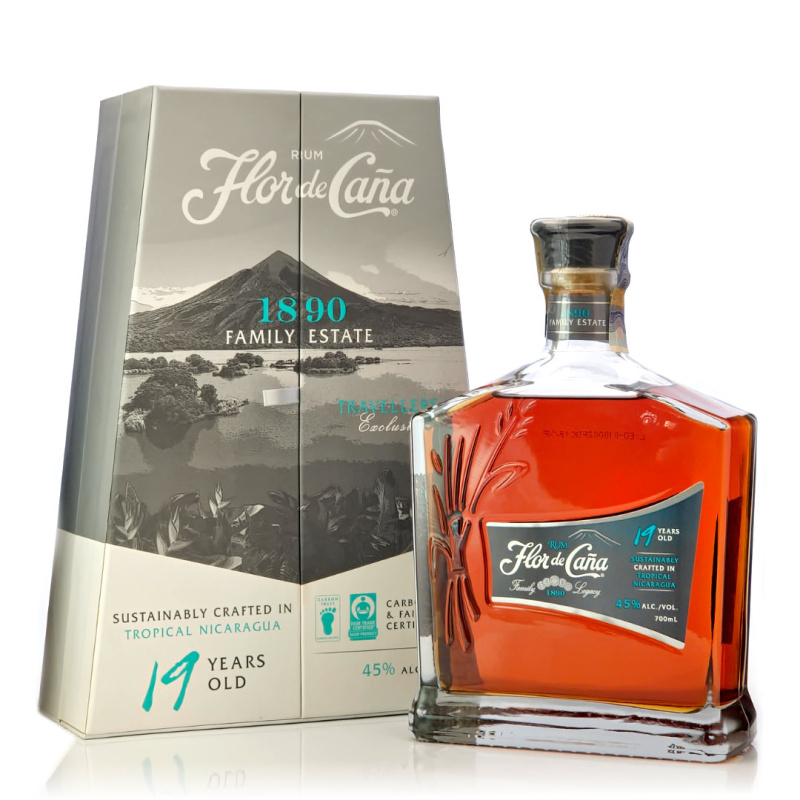 Flor de Caňa 19yo 45 % 0,7 l