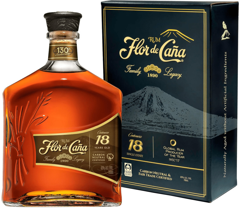 Flor de Caňa 18 yo 0,7 l