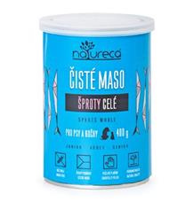 NATURECA konz. šproty celé pro kočky, pro psy  400g