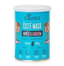 NATURECA konz. hovězí s lososem pro psy  400g