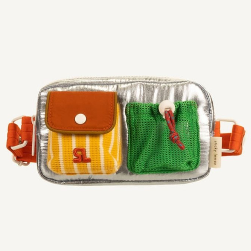 STICKY LEMON Ledvinka/taška na kolo - metallic blue