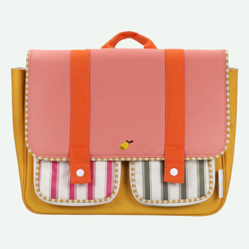 STICKY LEMON Školní aktovka Wonders - coral pink + submarine yellow