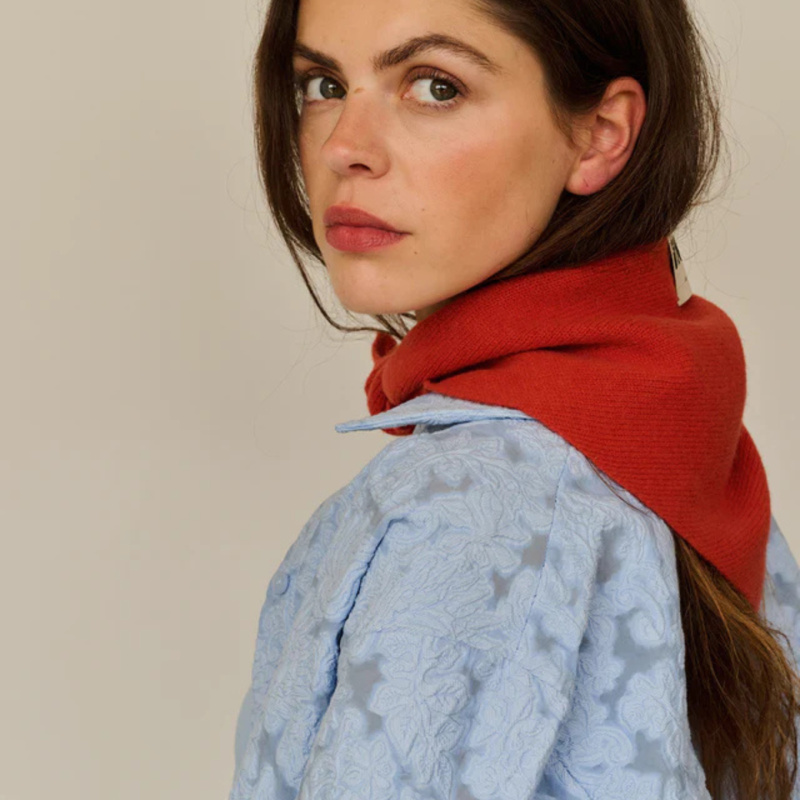 THE STICKY SIS CLUB Merino šátek - chili