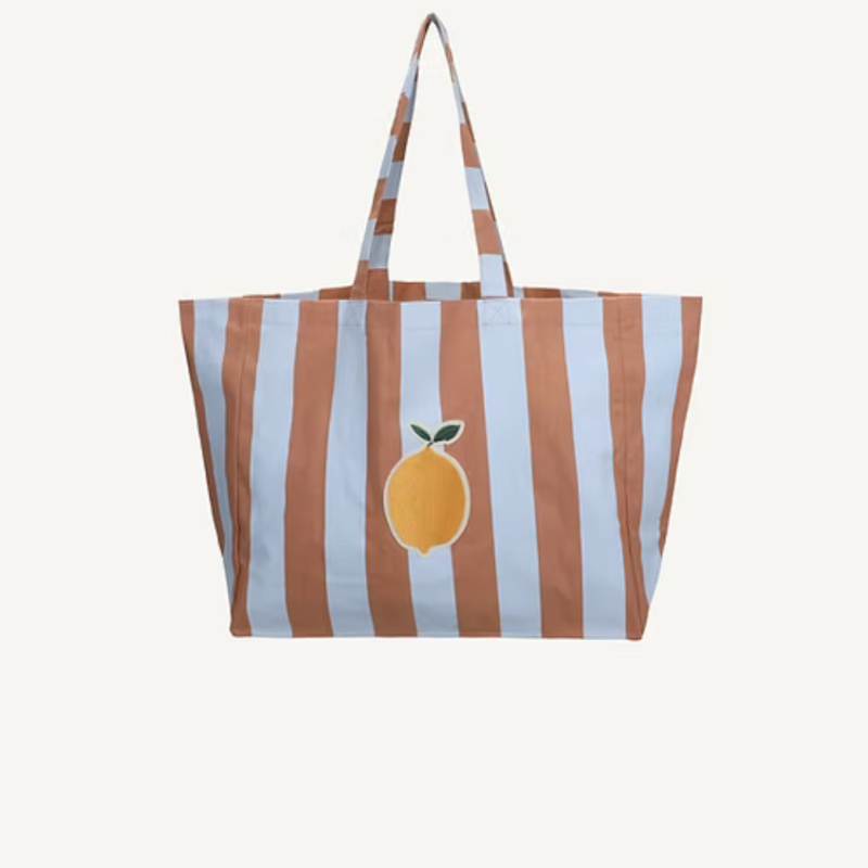 THE STICKY SIS CLUB STICKY LEMON Taška shopper - lemon tree + cloudblue