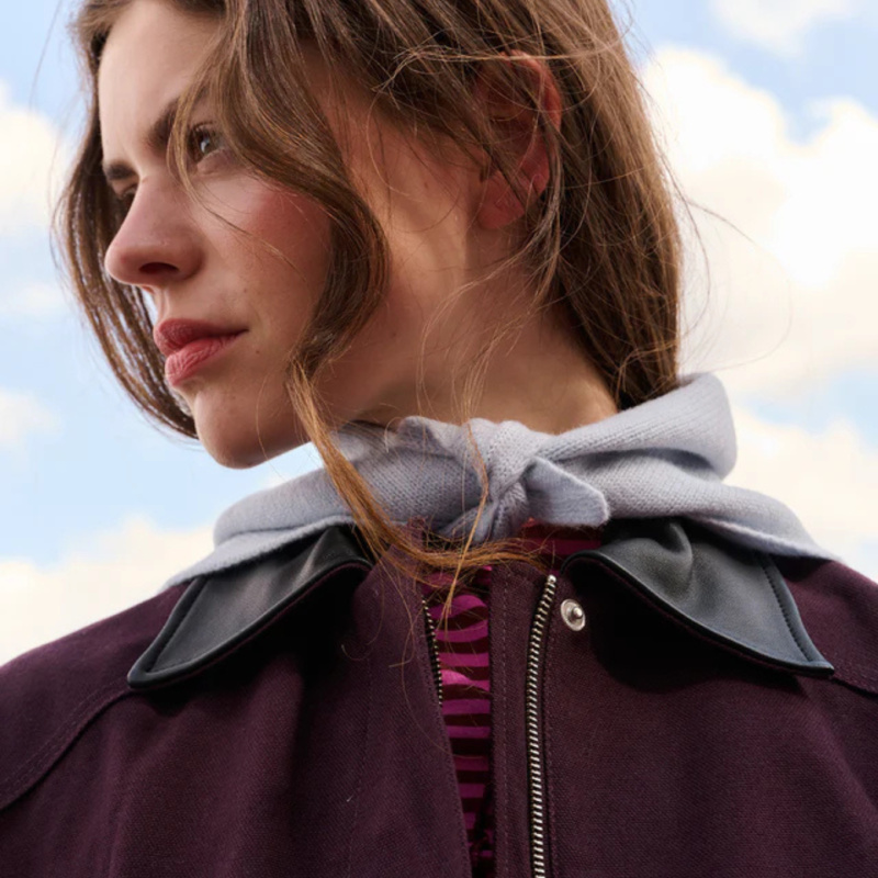 THE STICKY SIS CLUB Merino šátek - sky