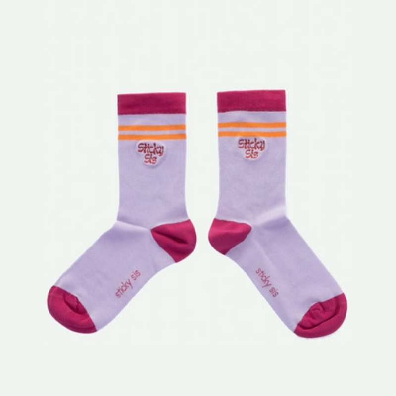 THE STICKY SIS CLUB Ponožky il sole - sunset lilac Velikost: 35-38