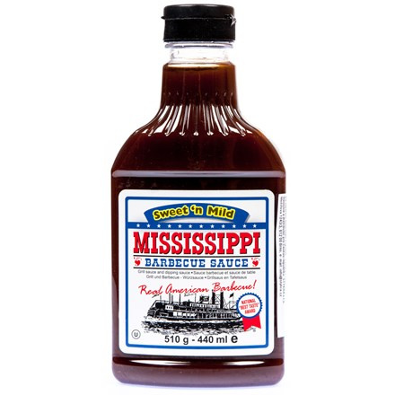 MISSISSIPPI BBQ omáčka Sweet´n Mild 510 g
