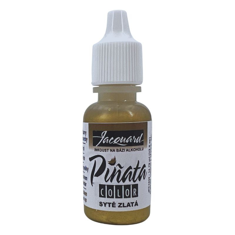 Alkoholový inkoust Jacquard 14ml sytě zlatá