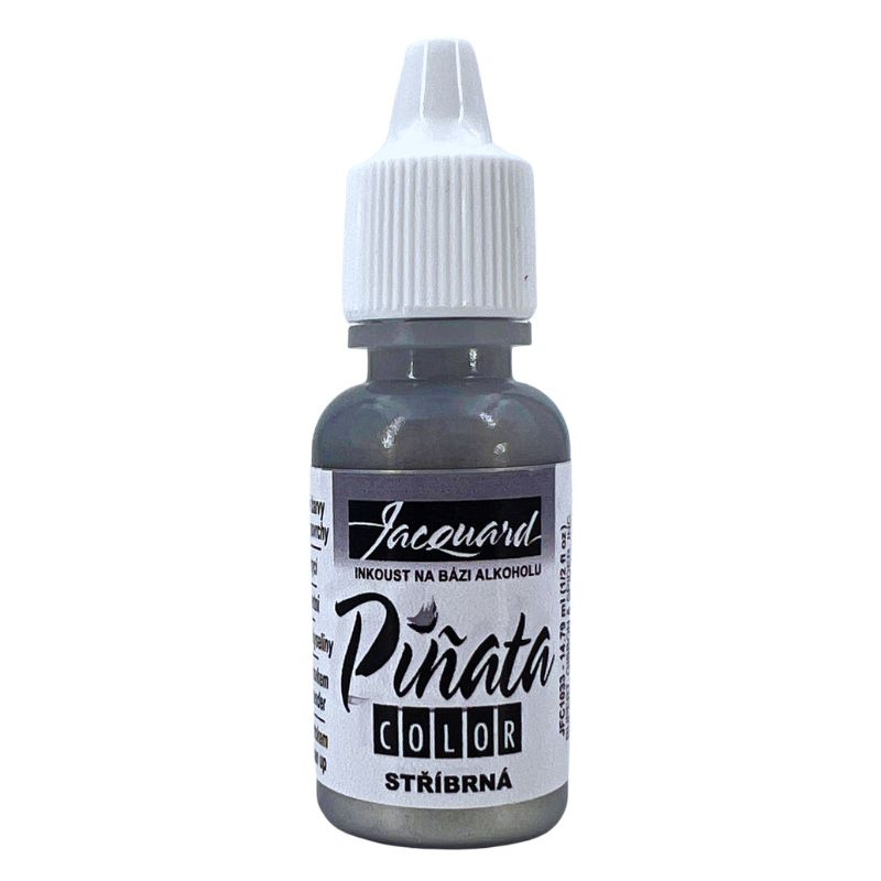 Alkoholový inkoust Jacquard 14ml stříbrná