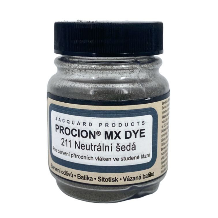 Reaktivní barvy na batikování Procion MX 19g neutrální šedá 211