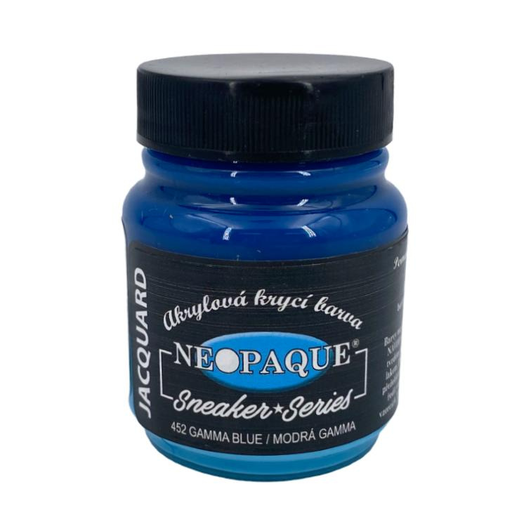 Nemetalická krycí barva Neopaque 452 modrá gamma Sneaker Series