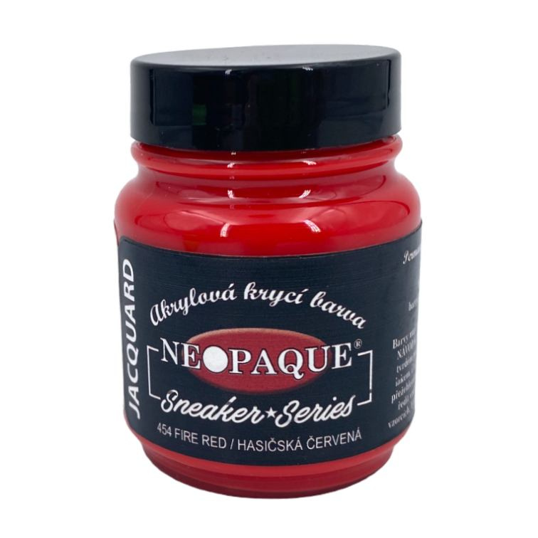 Nemetalická krycí barva Neopaque 454 hasičská červená Sneaker Series