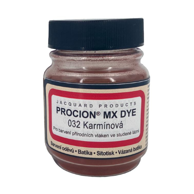 Reaktivní barvy na batikování Procion MX 19g karmínová červená 032