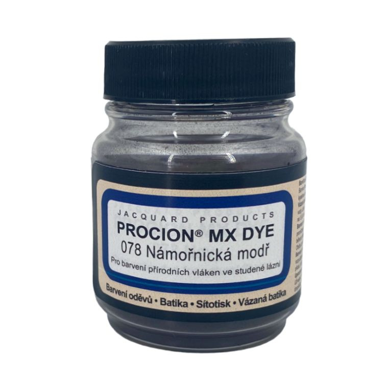 Reaktivní barvy na batikování Procion MX 19g námořnická modř 078