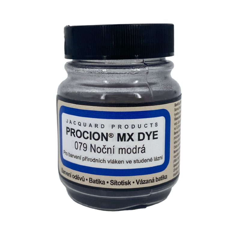 Reaktivní barvy na batikování Procion MX 19g noční modrá 079