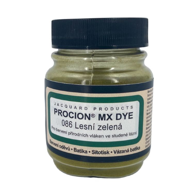 Reaktivní barvy na batikování Procion MX 19g lesní zelená 086