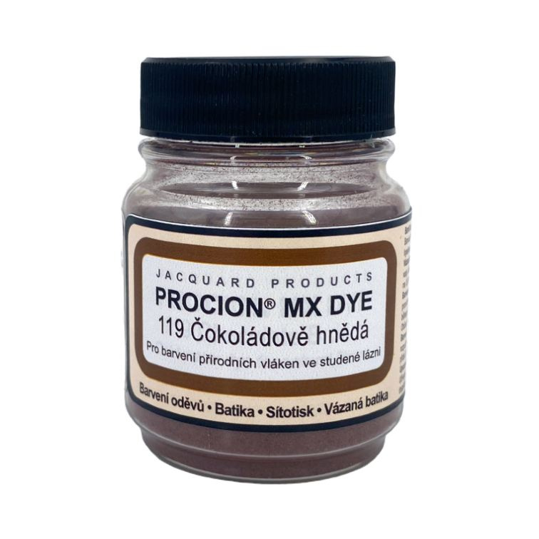 Reaktivní barvy na batikování Procion MX 19g čokoládová hnědá 119