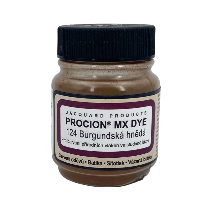 Reaktivní barvy na batikování Procion MX 19g burgundská hnědá 124