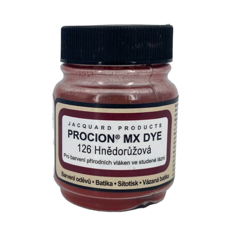 Reaktivní barvy na batikování Procion MX 19g hnědorůžová 126