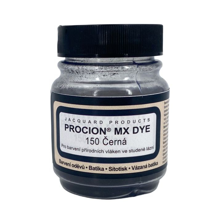 Reaktivní barvy na batikování Procion MX 19g černá 150