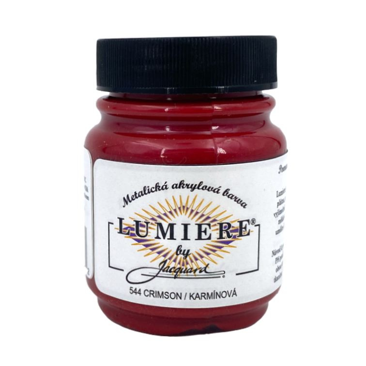 Metalické Barvy Lumiere 544 karmínová