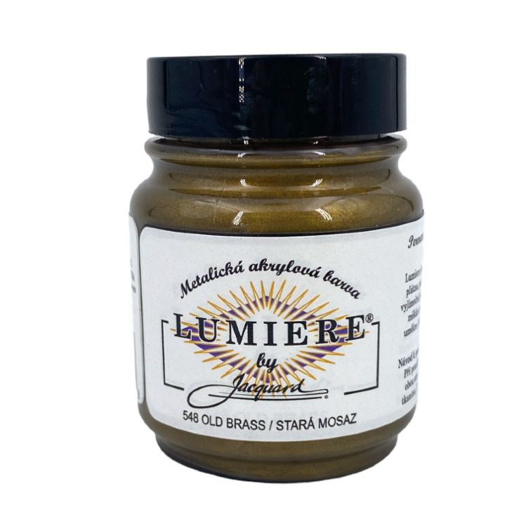 Metalické Barvy Lumiere 548 stará mosaz