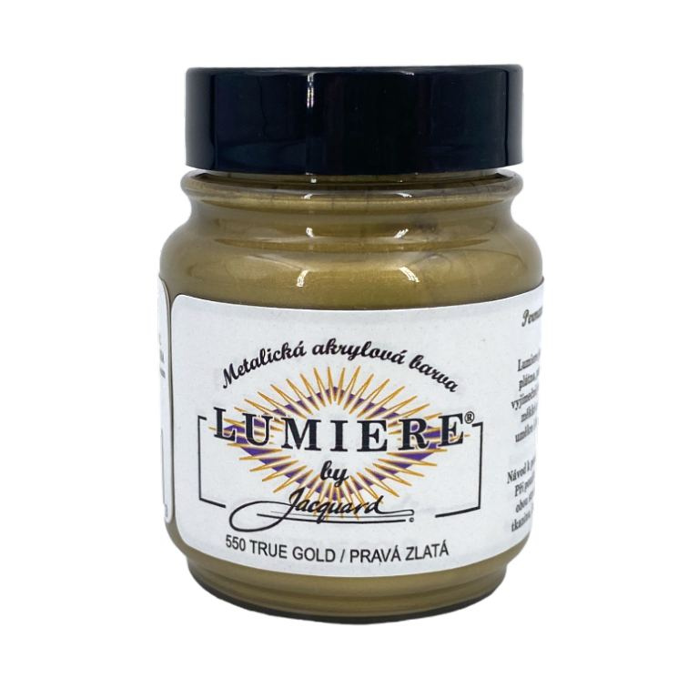 Metalické Barvy Lumiere 550 pravá zlatá