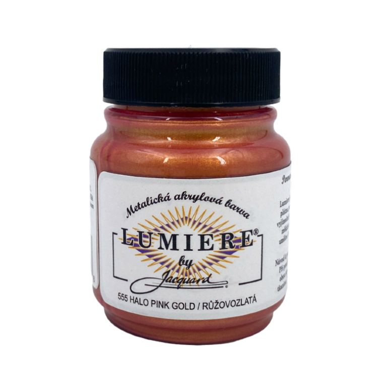 Metalické Barvy Lumiere 555 růžovozlatá