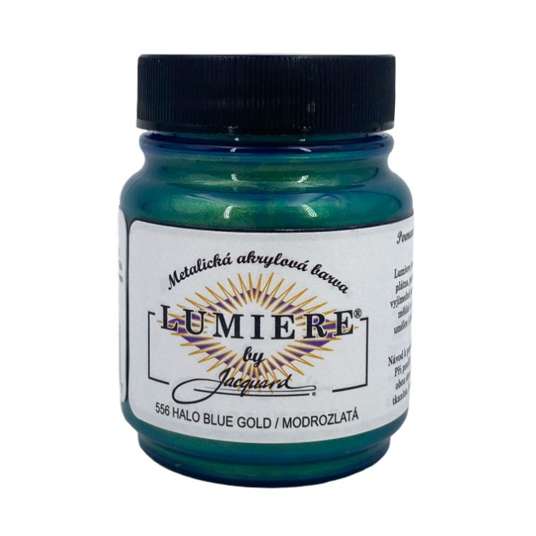 Metalické Barvy Lumiere 556 modrozlatá