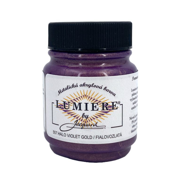 Metalické Barvy Lumiere 557 fialovozlatá