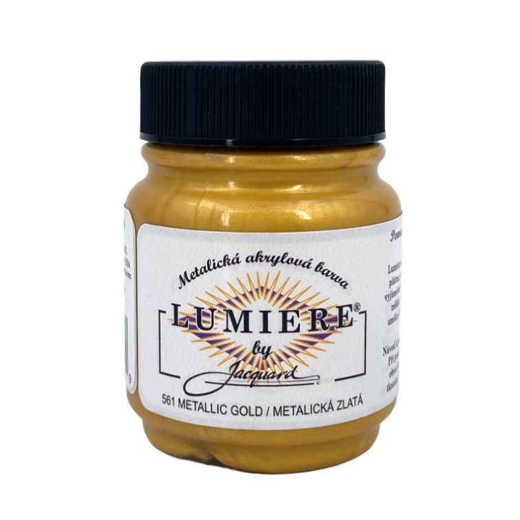 Metalické Barvy Lumiere 561 metalická zlatá