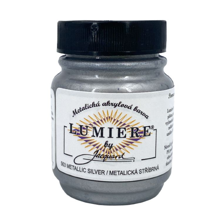 Metalické Barvy Lumiere 563 metalická stříbrná