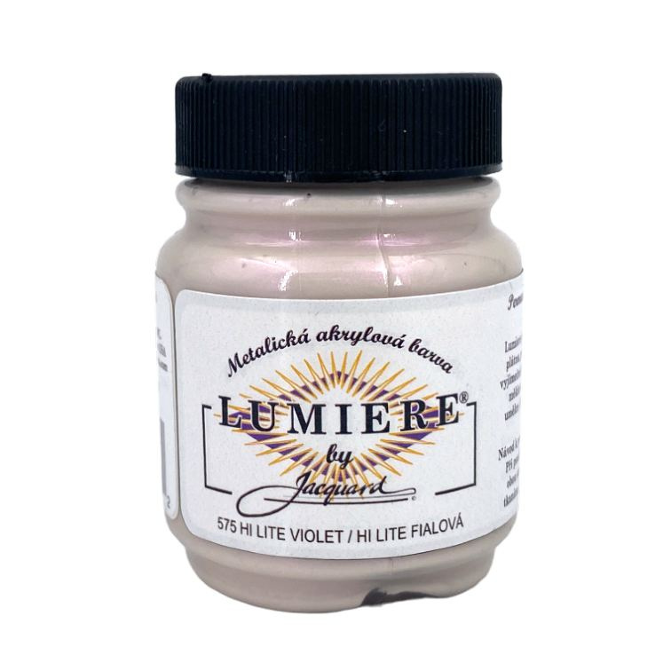 Metalické Barvy Lumiere 575 Hi Lite fialová