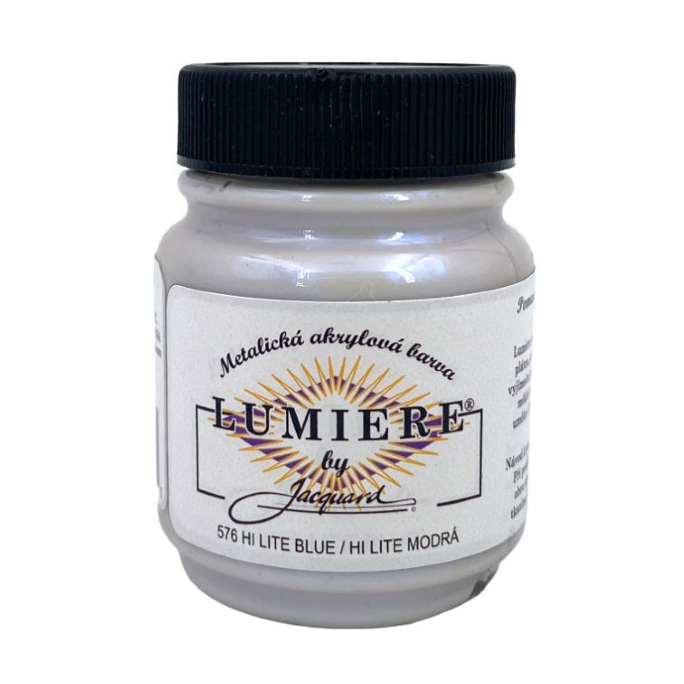 Metalické Barvy Lumiere 576 Hi Lite modrá