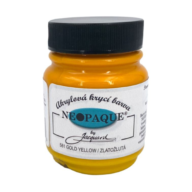 Nemetalická krycí barva Neopaque 581 zlatožlutá