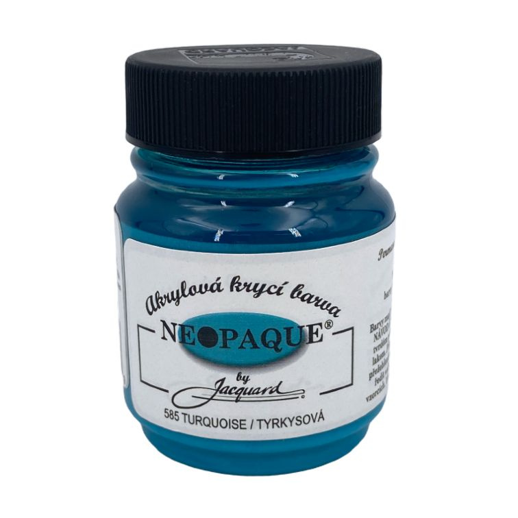 Nemetalická krycí barva Neopaque 585 tyrkysová